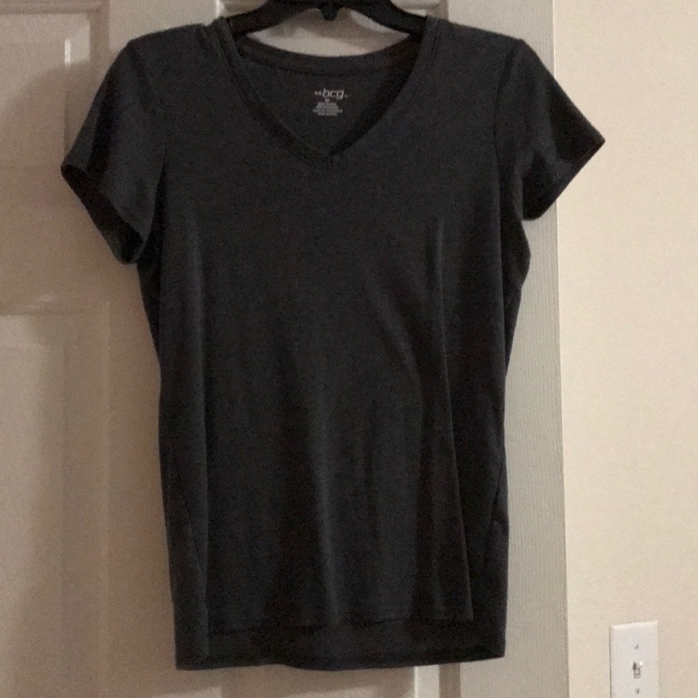 Gray v-neck